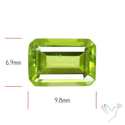 Arizona Peridot Faceted Fine Gemstone