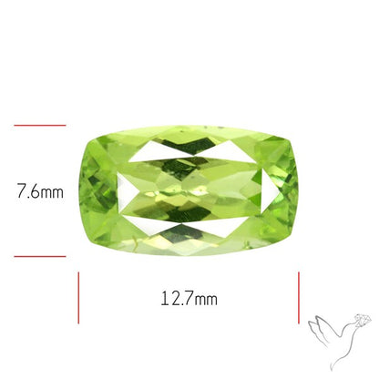 Arizona Peridot Faceted Fine Gemstone