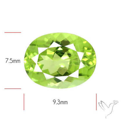 Arizona Peridot Faceted Fine Gemstone