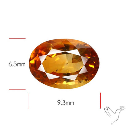 Faceted Rare Brandy Citrine