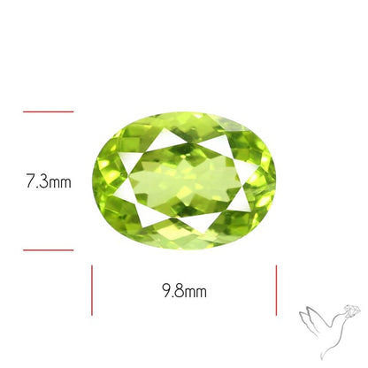 Arizona Peridot Faceted Fine Gemstone