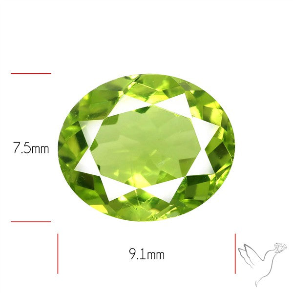Arizona Peridot Faceted Fine Gemstone