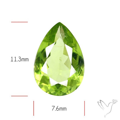Arizona Peridot Faceted Fine Gemstone