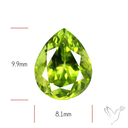 Arizona Peridot Faceted Fine Gemstone