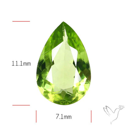 Arizona Peridot Faceted Fine Gemstone