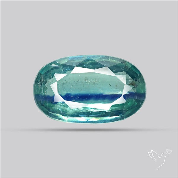 Paraiba Blue Kyanite Faceted Fine Kyanite Gemstone