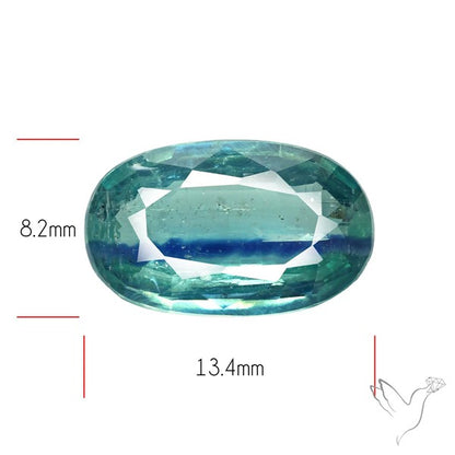 Paraiba Blue Kyanite Faceted Fine Kyanite Gemstone