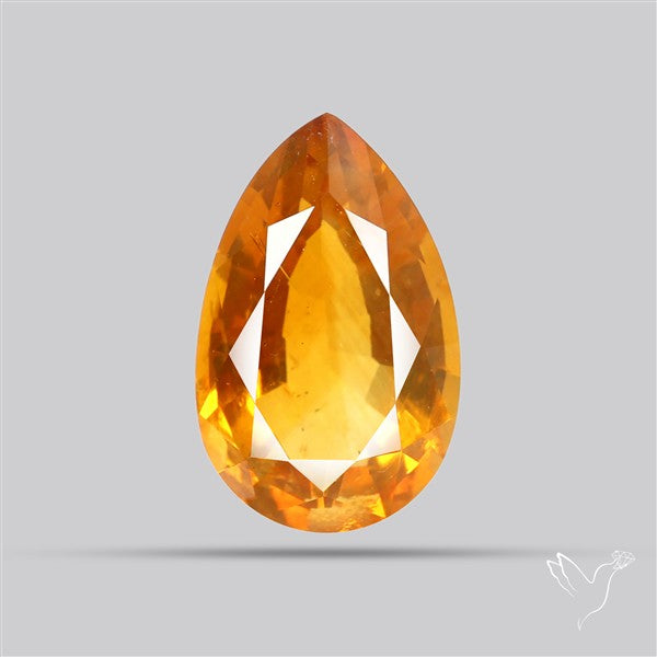 Faceted Rare Brandy Citrine