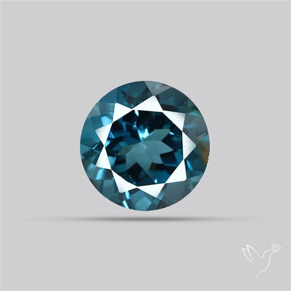 London Blue Topaz Faceted Fine Gemstone