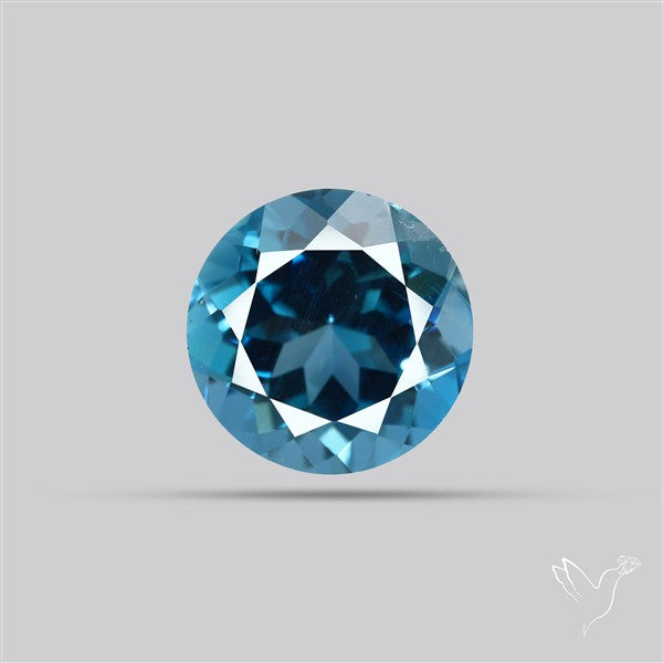 London Blue Topaz Faceted Fine Gemstone