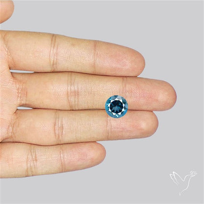 London Blue Topaz Faceted Fine Gemstone