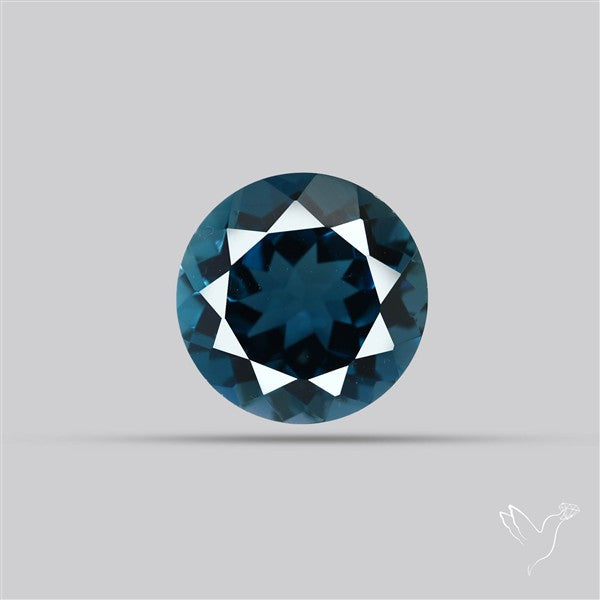 London Blue Topaz Faceted Fine Gemstone
