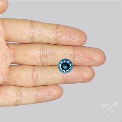 London Blue Topaz Faceted Fine Gemstone