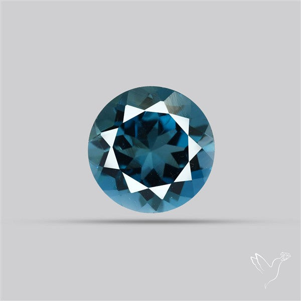 London Blue Topaz Faceted Fine Gemstone