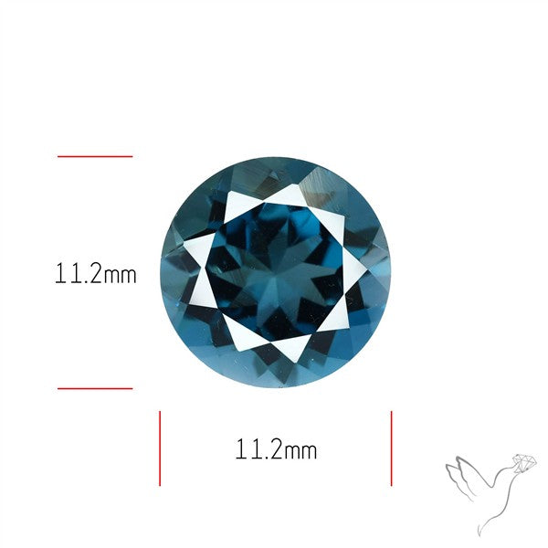 London Blue Topaz Faceted Fine Gemstone