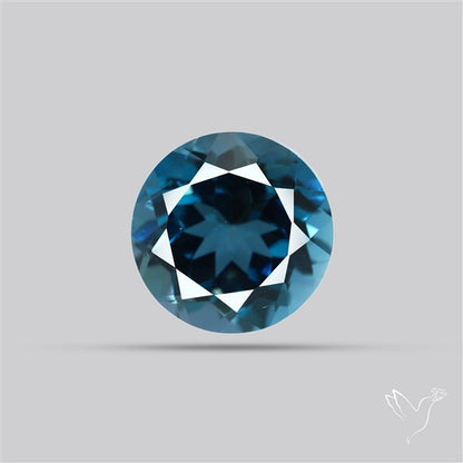 London Blue Topaz Faceted Fine Gemstone