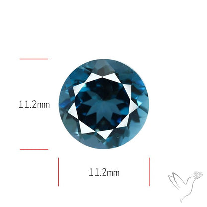 London Blue Topaz Faceted Fine Gemstone