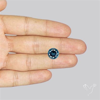 London Blue Topaz Faceted Fine Gemstone