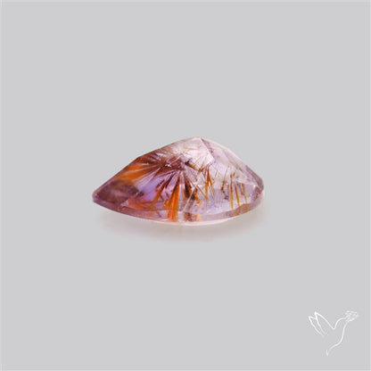 Faceted Cacoxenite Super Seven Amethyst Small