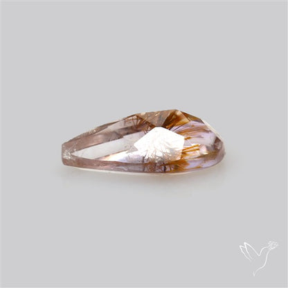 Faceted Cacoxenite Super Seven Amethyst Small