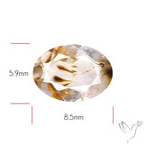 Faceted Cacoxenite Super Seven Amethyst Small