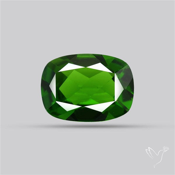 Chrome Diopise Faceted Fine Gemstone