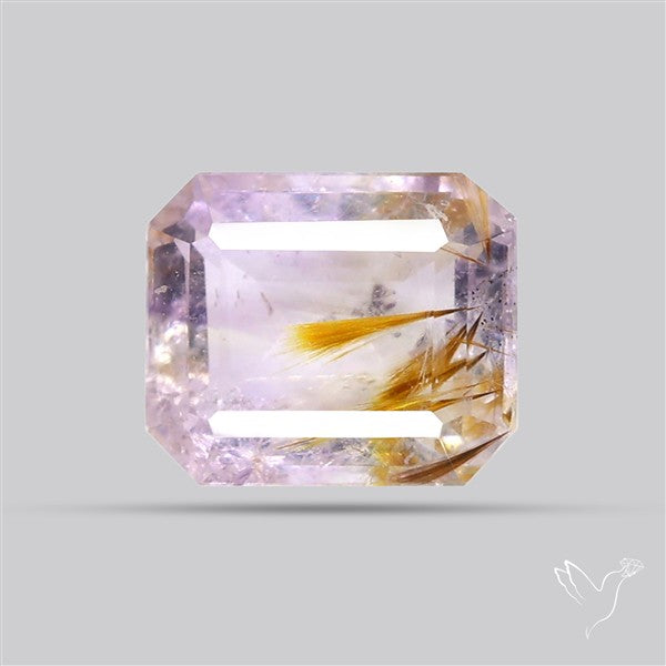 Faceted Cacoxenite Super Seven Amethyst Small