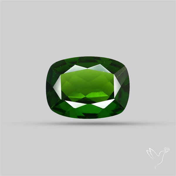 Chrome Diopise Faceted Fine Gemstone