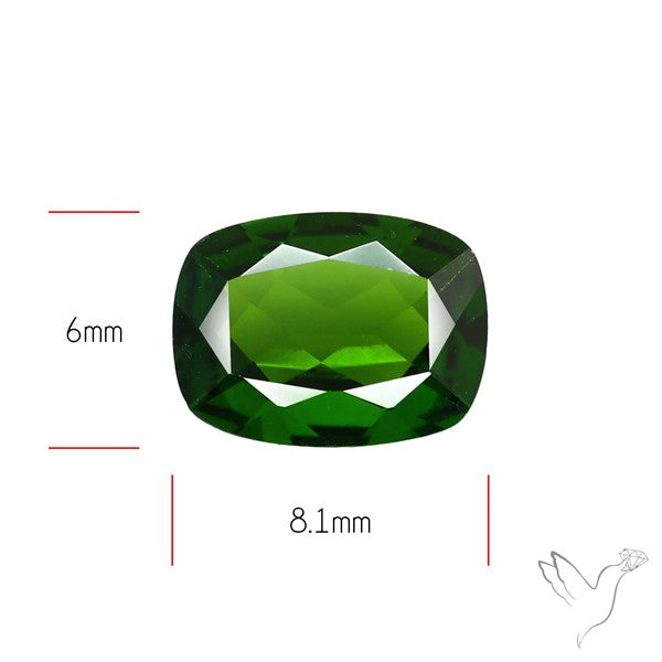 Chrome Diopise Faceted Fine Gemstone