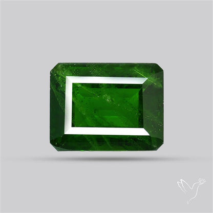 Chrome Diopise Faceted Fine Gemstone