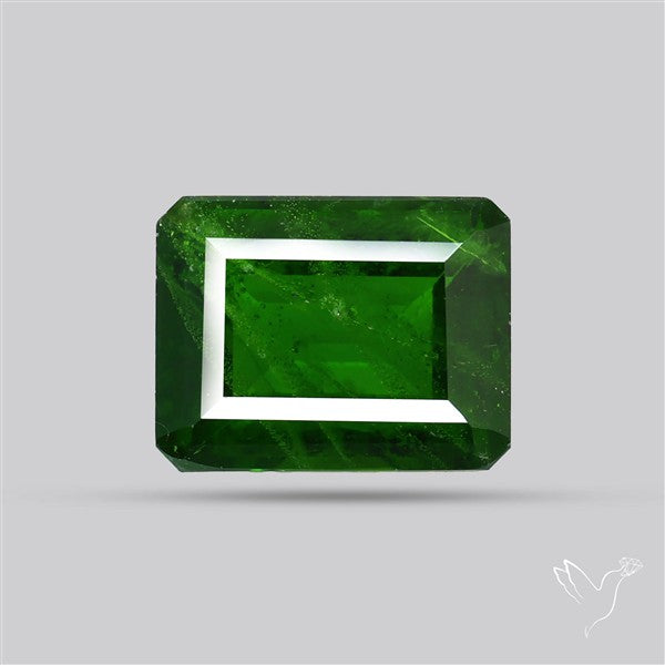 Chrome Diopise Faceted Fine Gemstone