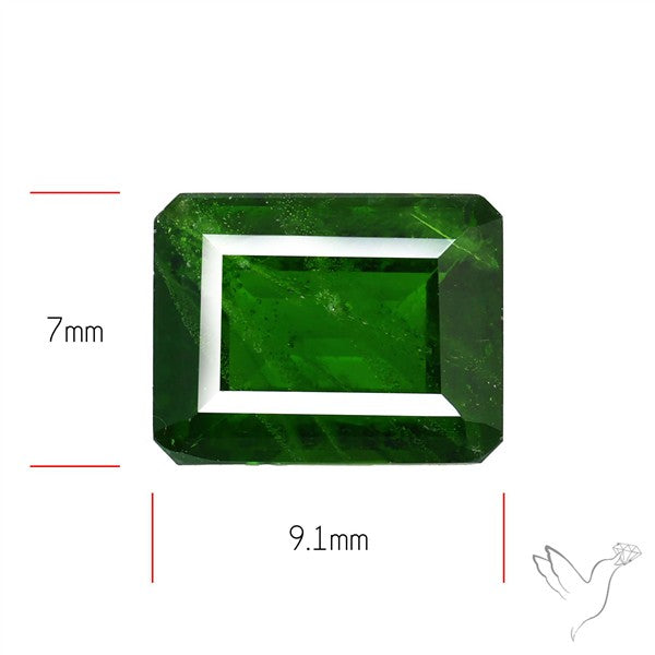 Chrome Diopise Faceted Fine Gemstone