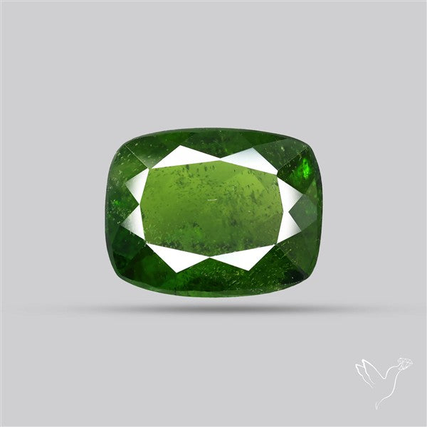 Chrome Diopise Faceted Fine Gemstone