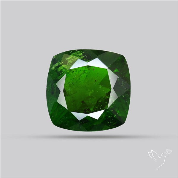 Chrome Diopise Faceted Fine Gemstone
