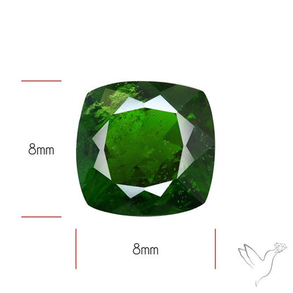 Chrome Diopise Faceted Fine Gemstone