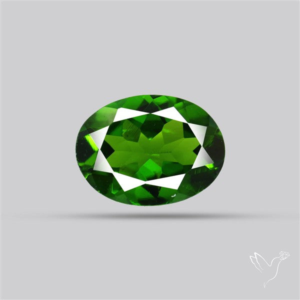 Chrome Diopise Faceted Fine Gemstone