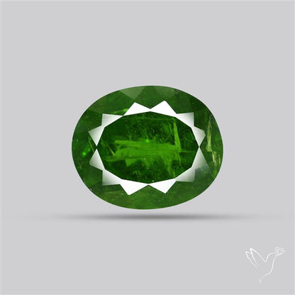 Chrome Diopise Faceted Fine Gemstone