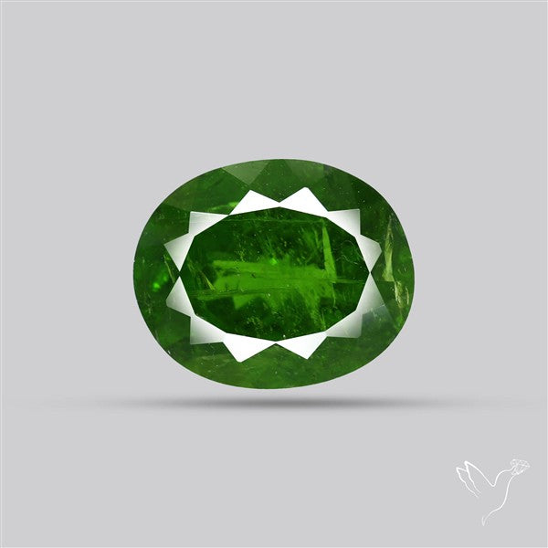 Chrome Diopise Faceted Fine Gemstone