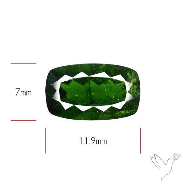 Chrome Diopise Faceted Fine Gemstone