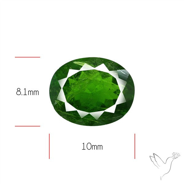 Chrome Diopise Faceted Fine Gemstone