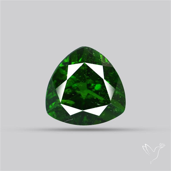 Chrome Diopise Faceted Fine Gemstone