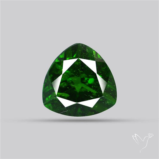 Chrome Diopise Faceted Fine Gemstone