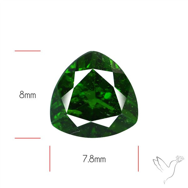 Chrome Diopise Faceted Fine Gemstone