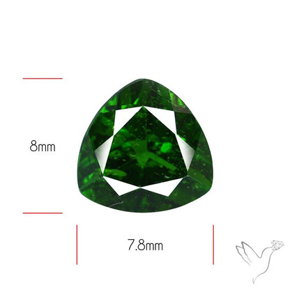 Chrome Diopise Faceted Fine Gemstone