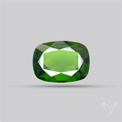 Chrome Diopise Faceted Fine Gemstone