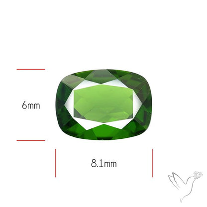 Chrome Diopise Faceted Fine Gemstone