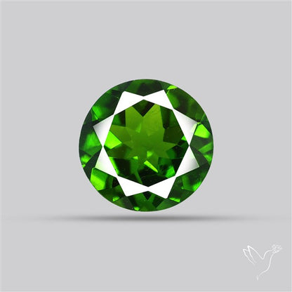 Chrome Diopise Faceted Fine Gemstone