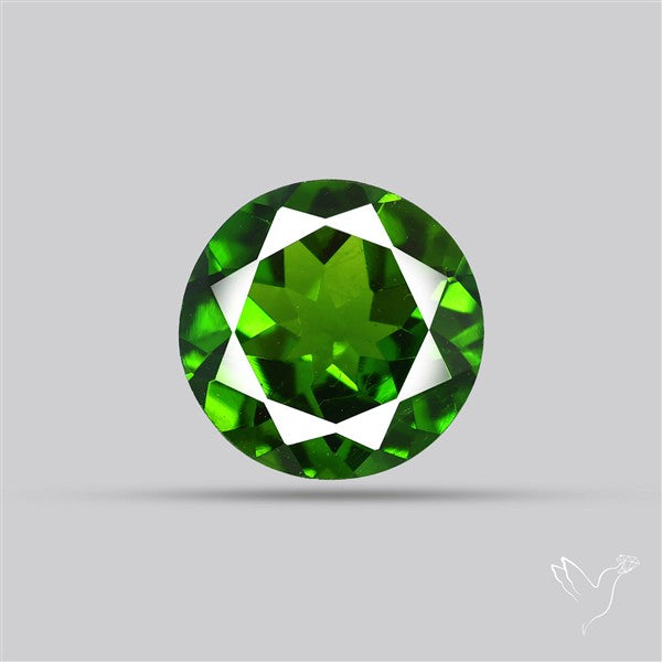 Chrome Diopise Faceted Fine Gemstone