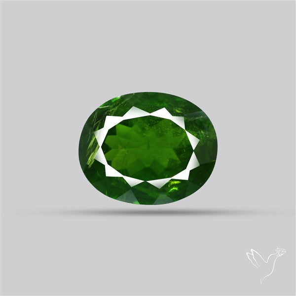 Chrome Diopise Faceted Fine Gemstone