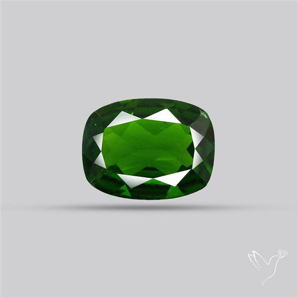 Chrome Diopise Faceted Fine Gemstone